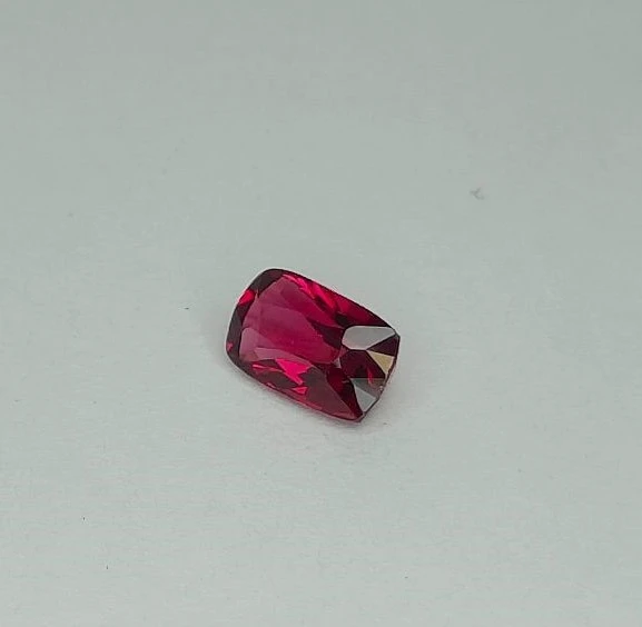 2.47ct Natural Rhodolite Garnet Cushion Cut Loose Gemstone From Tanzania — view 2
